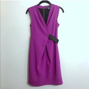 Kenneth Cole Wrap Purple Dress